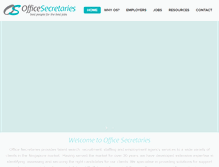 Tablet Screenshot of officesecretaries.com.sg